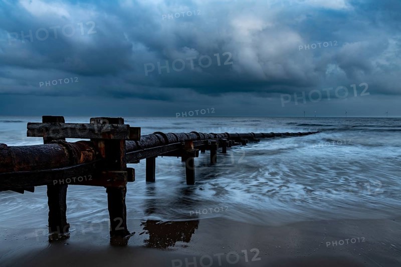 Corroded iron pipe
