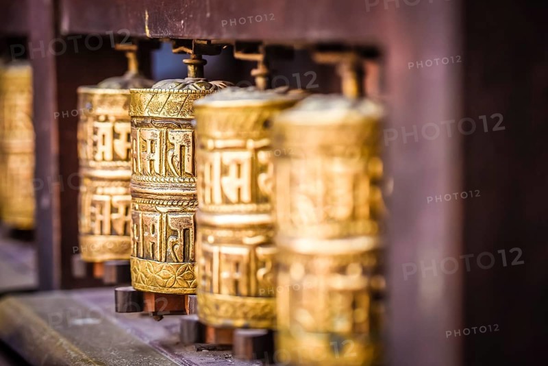 Buddhist Prayer Wheels