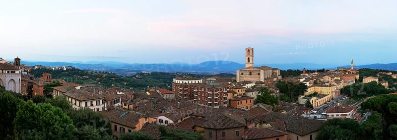 Cityscape with Church of San Domenico