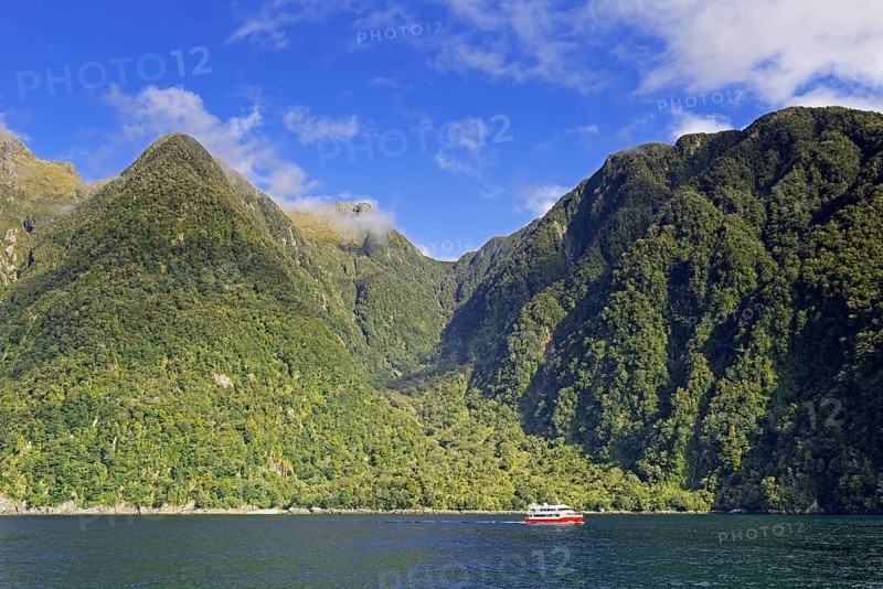 Cruise boat on Doubtful Sound