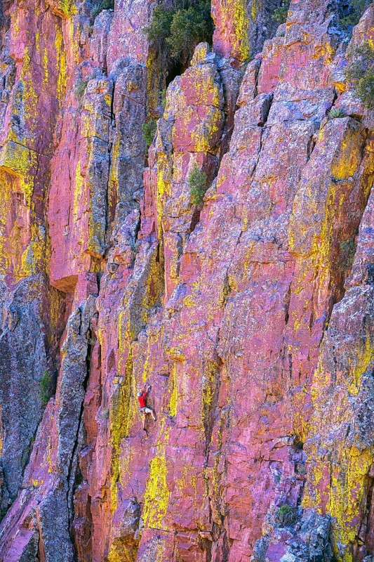 Man climbing