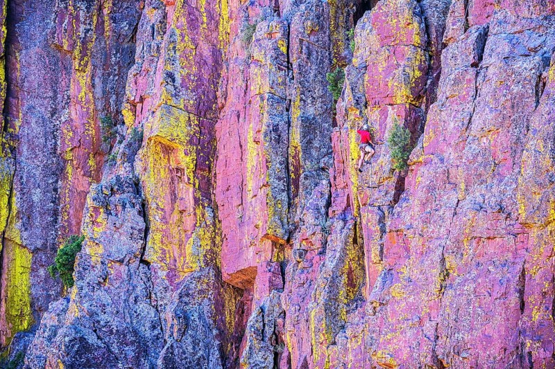 Man climbing
