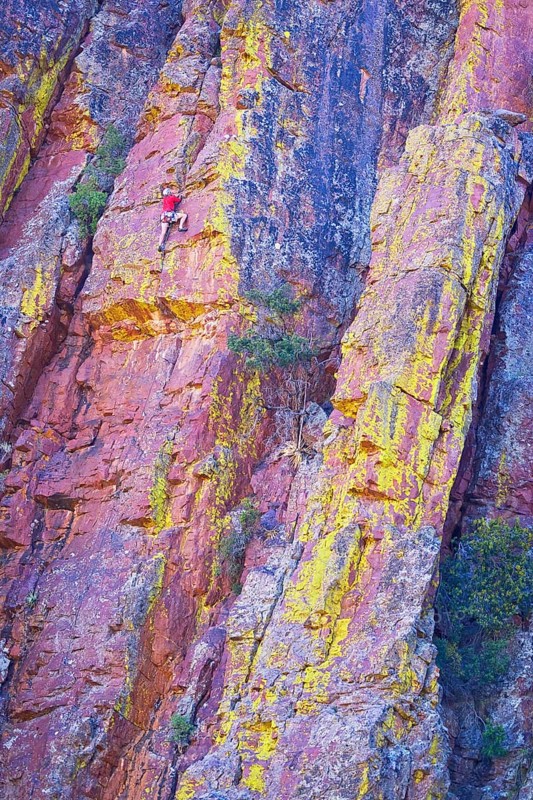 Man climbing