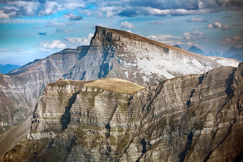 View from Diedamskopf to Hoher Ifen and Hahlekopf