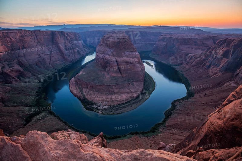 Bend of the Colorado River sunset