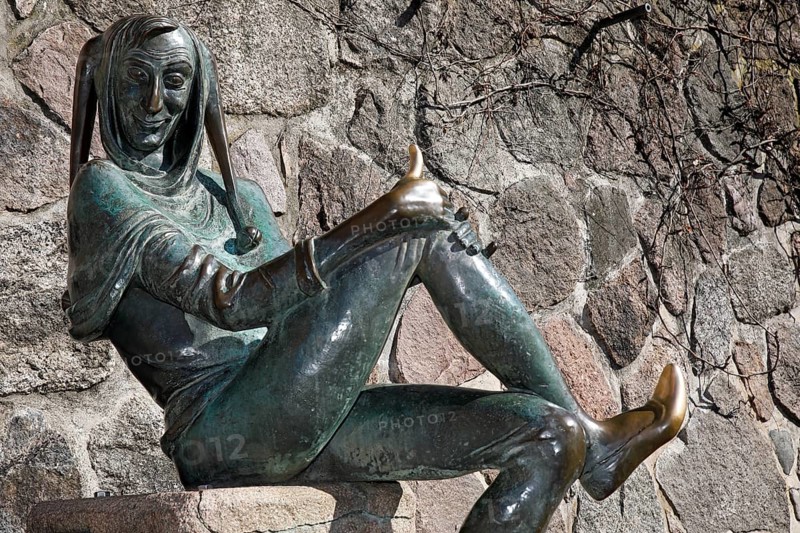 Bronze sculpture Till Eulenspiegel