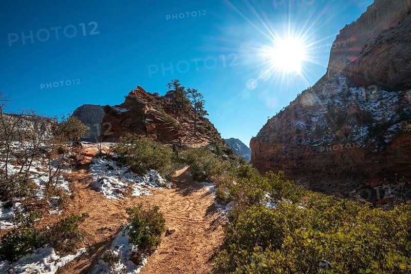 Hiking trail Angels Landing Trail