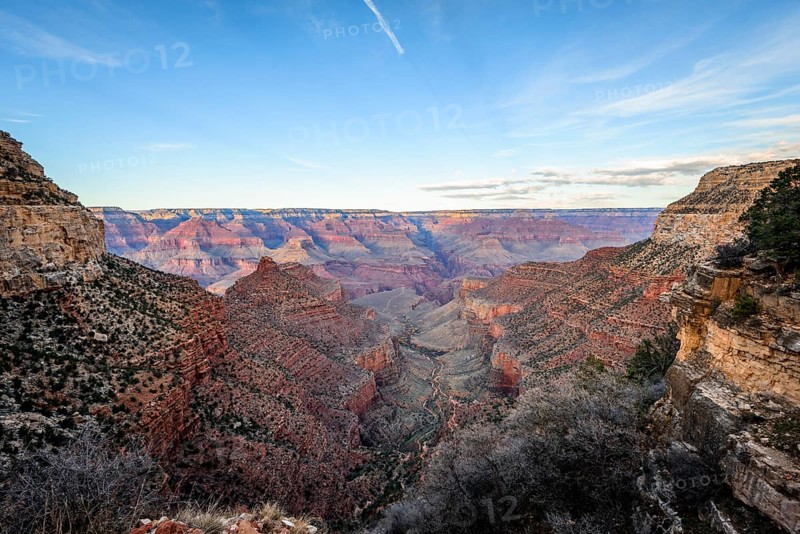 Canyon of the Grand Canyon and Bright Angel Trail
