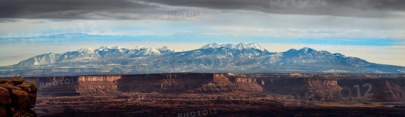 View from Grand View Point to La Sal Mountains
