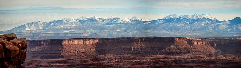 View from Grand View Point to La Sal Mountains