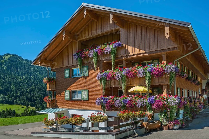 Outside of home with wooden shingle facade