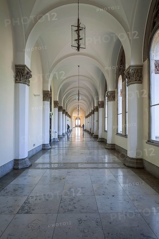 Arcades in the Ludwig-Maximilians-University