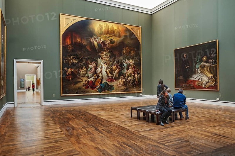 Exhibition Room with Paintings
