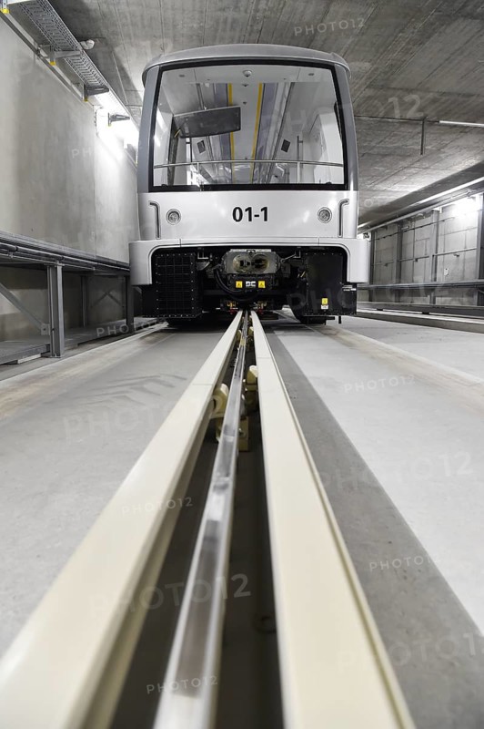 PTS train in the tunnel