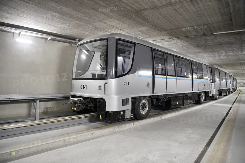 PTS train in the tunnel