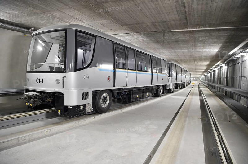 PTS train in the tunnel
