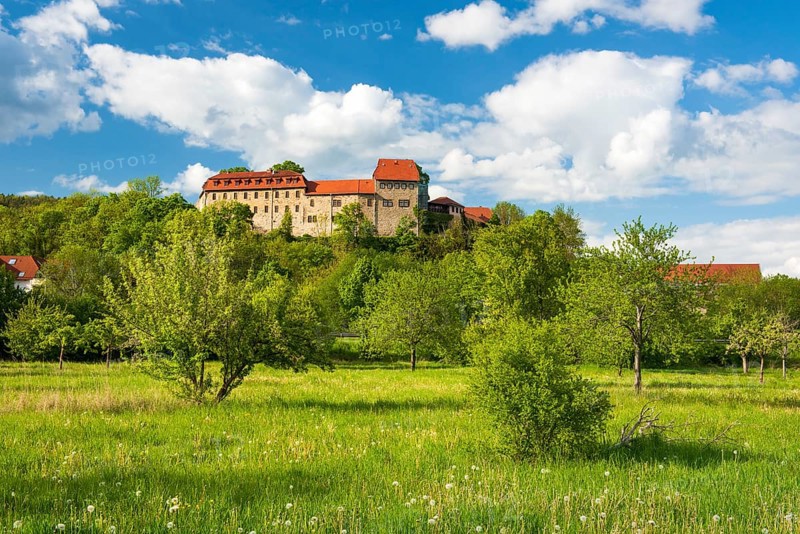 Creuzburg Castle in the Werra valley