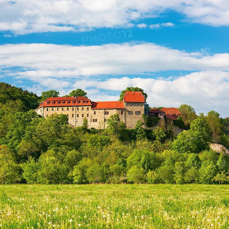 Creuzburg Castle in the Werra valley