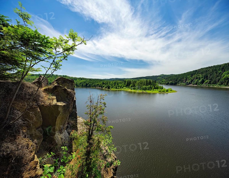 View on the Bleiloch reservoir