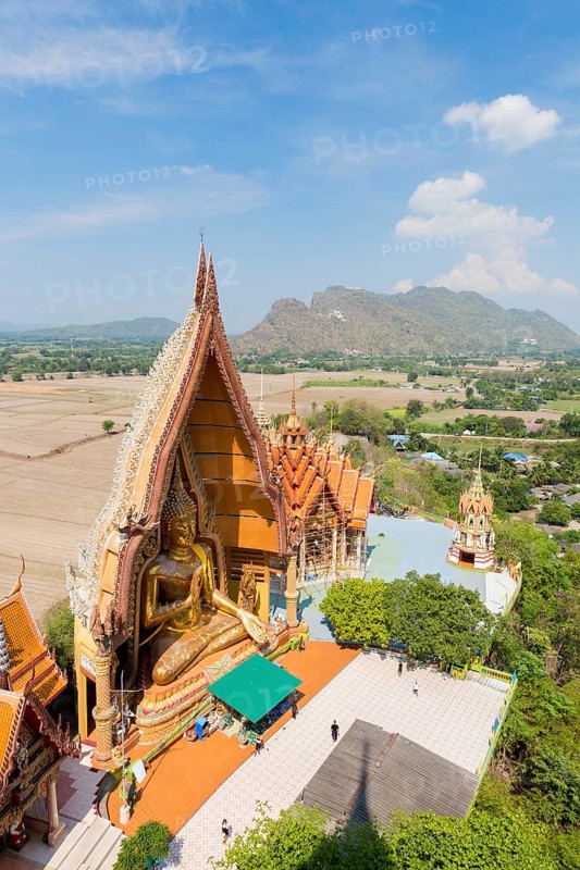 Tiger cave temple or Wat tham sua temple complex near Kanchanaburi