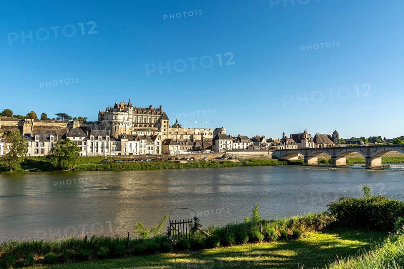 Amboise chateau on the Loire River