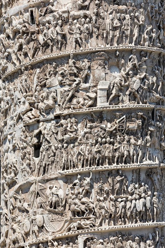 Spiral relief