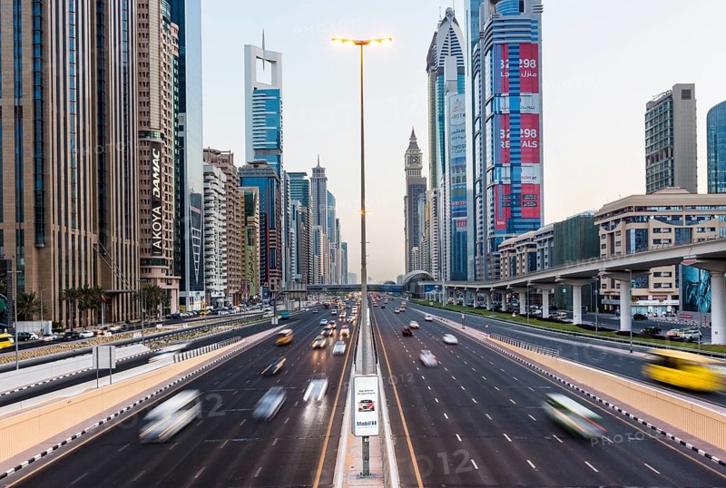 Traffic on the Sheikh Zayed Road