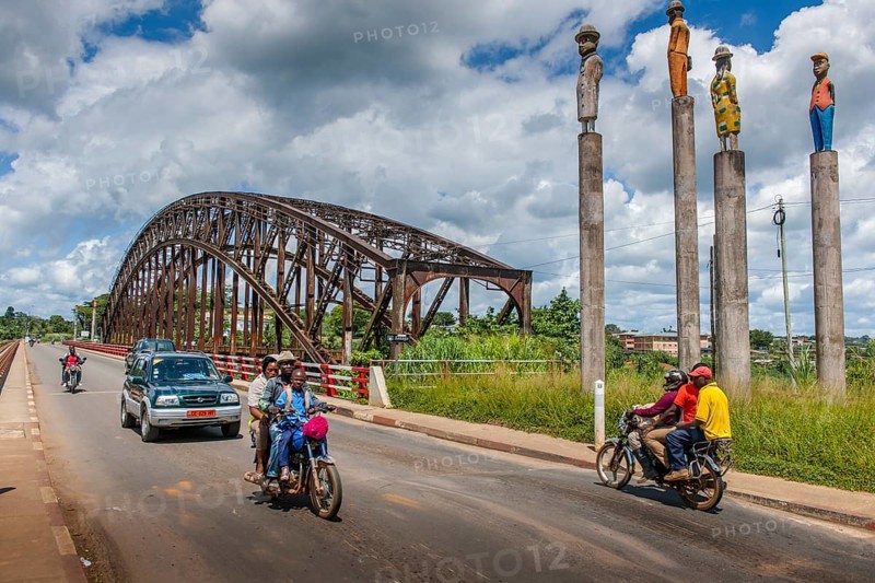 Road next to the old bridge