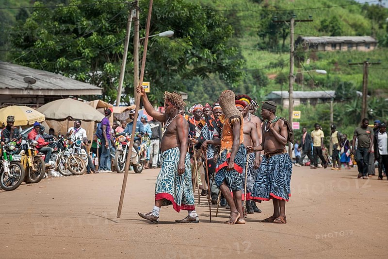 Procession of a secret male association