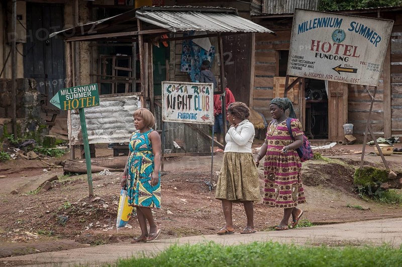 Women on way to market
