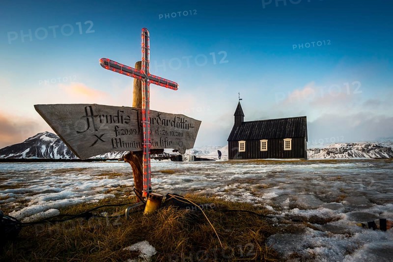 Black wooden church Buoakirkja