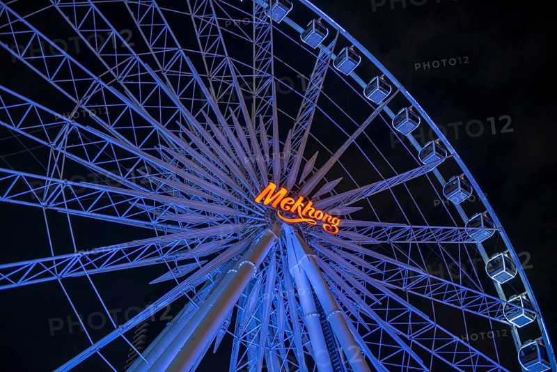 Ferris wheel at night