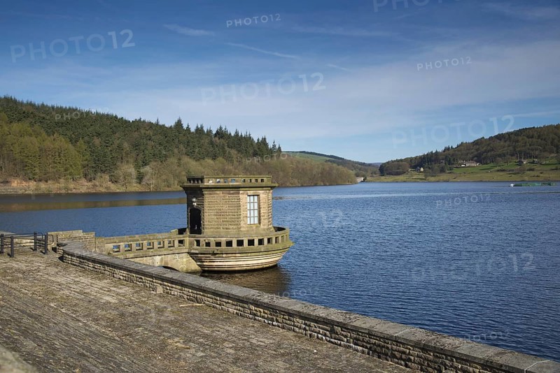 View of reservoir and dam