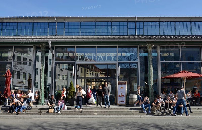 Restaurant Eataly in the Schrannenhalle