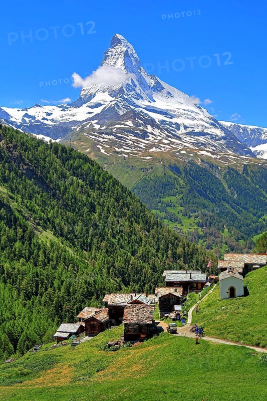 Hamlet Findeln with Matterhorn 4478m