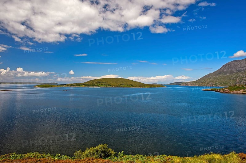 View from Loch Kanaird to Martin Island