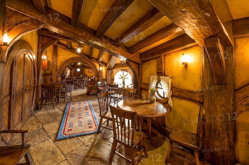 Interior view of the bar The Green Dragon Inn