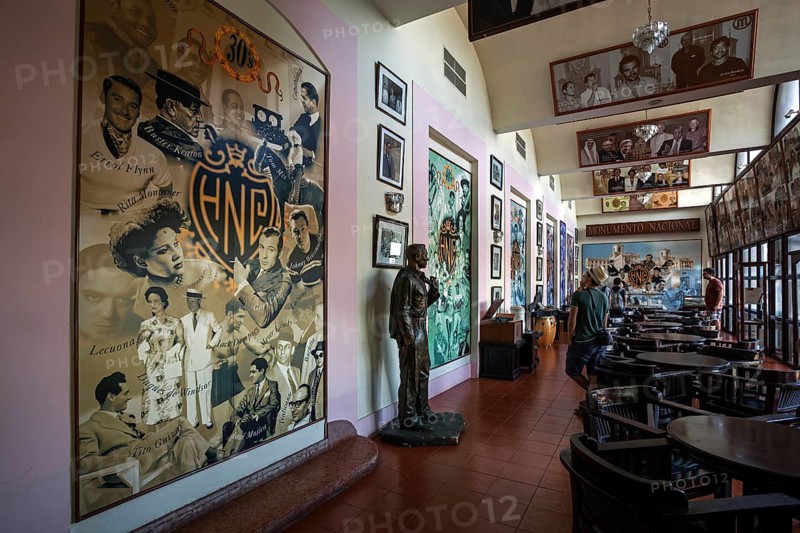 Murals in a bar