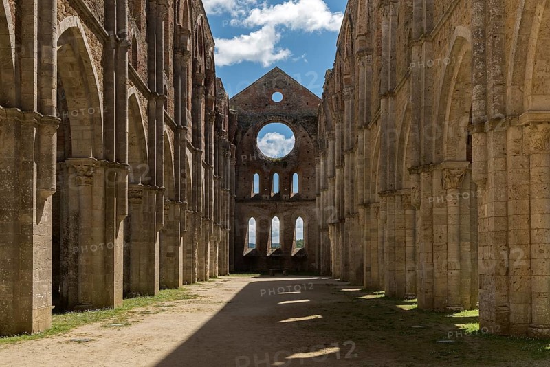Ruins of former Cistercian Abbey of San Galgano