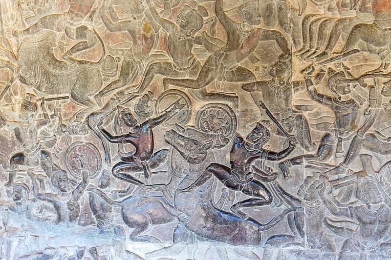 Stone relief