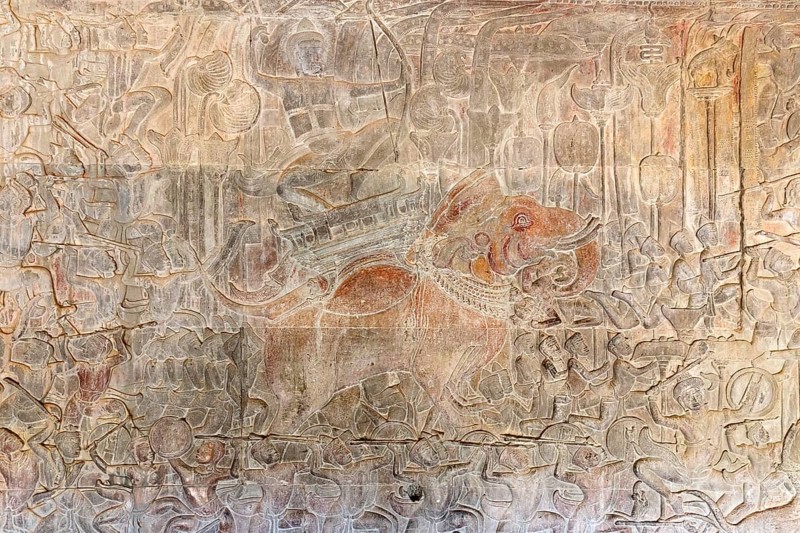 Stone relief
