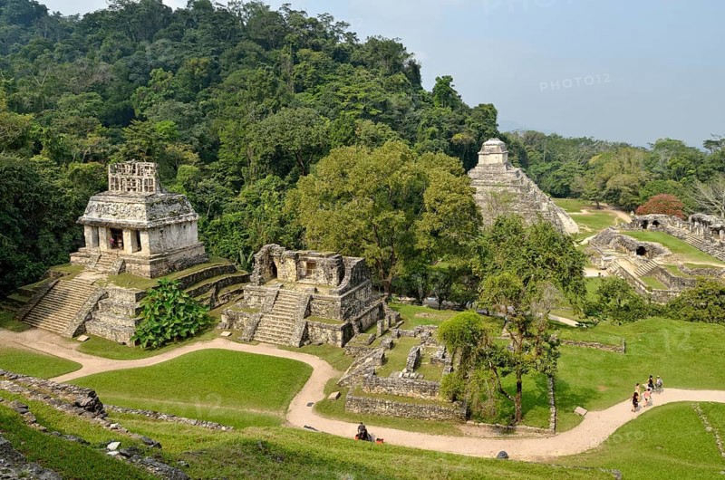 View with Temple Templo del Sol