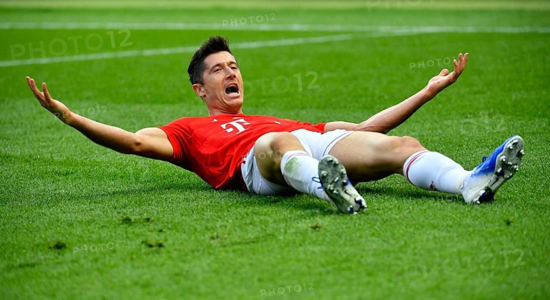 Goal celebration Robert Lewandowski FC Bayern Munich