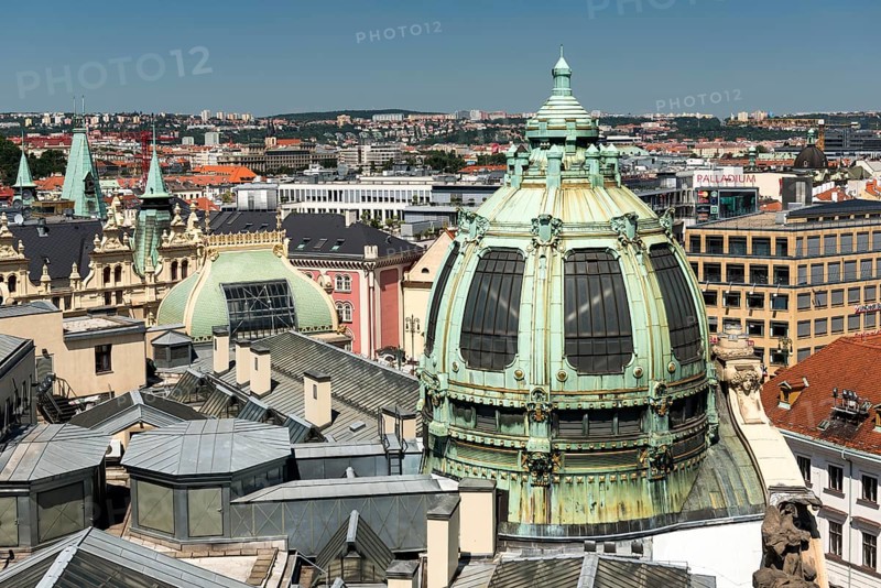 View from the powder tower over the roofs