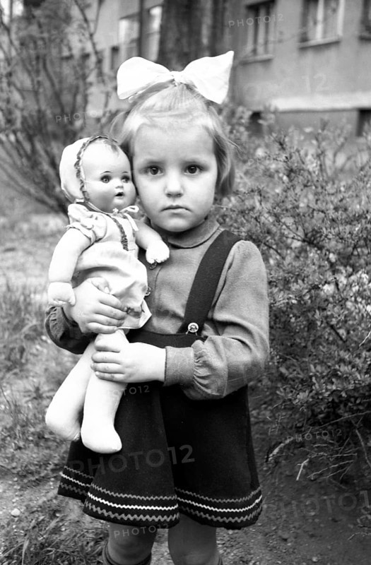 Girl with a doll