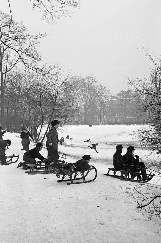 Children sledging