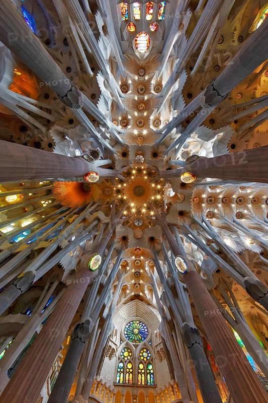 Interior view ceiling vault