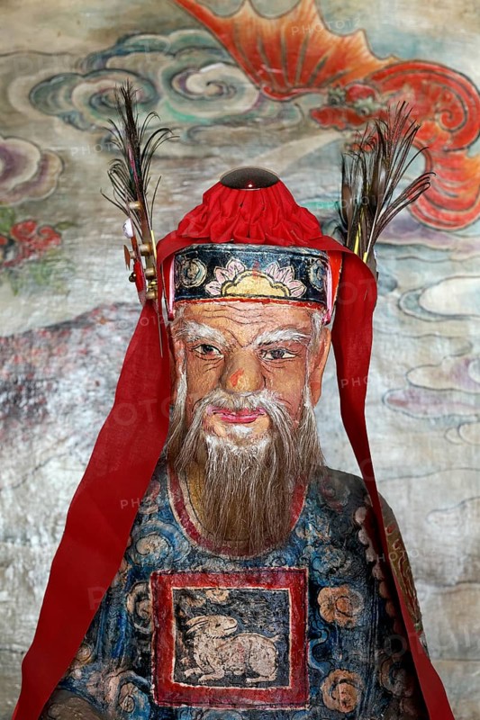 Holy Statue in Hung Shing or Tai Wong Temple