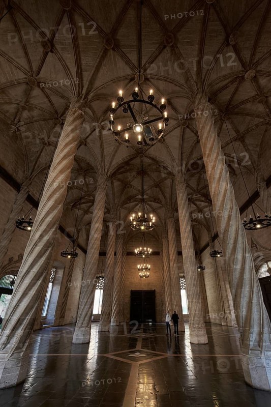 Columned hall