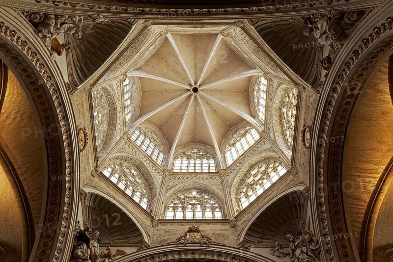 Dome of the Cathedral of Valencia
